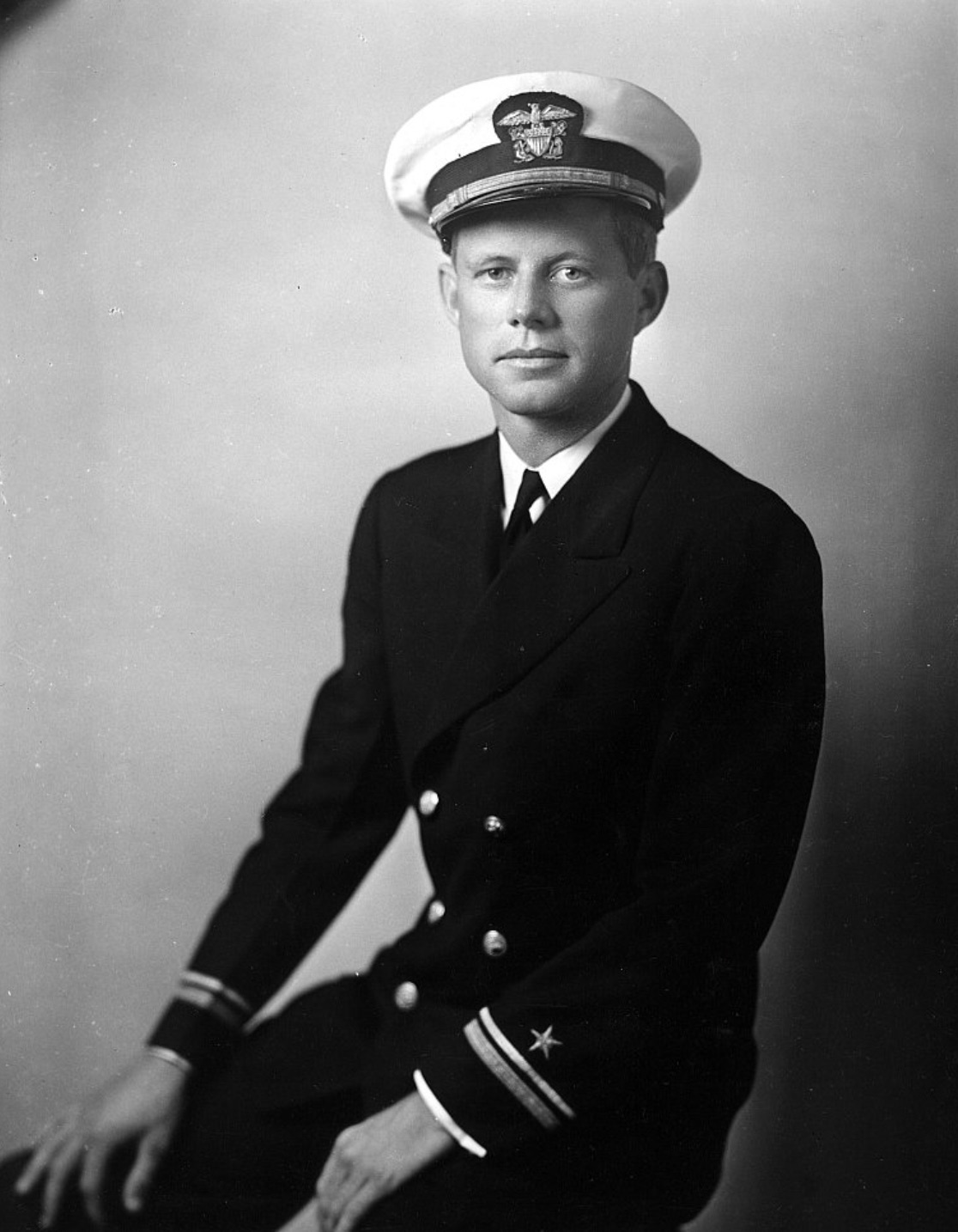 Lieutenant Kennedy, official naval photo.